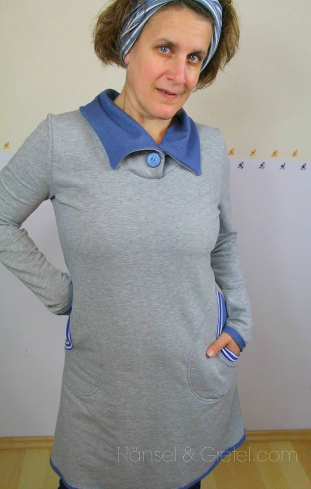 Designbeispiel: lillesol women No.13 Winterkombi Kleid & Shirt