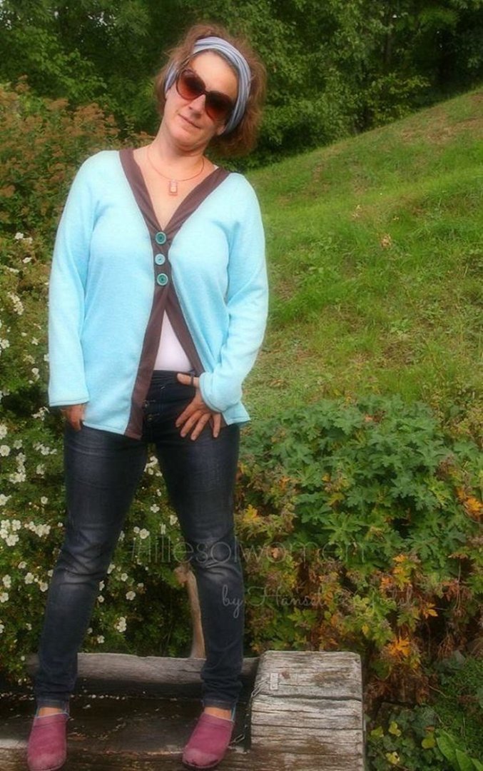 Papierschnittmuster lillesol women No.11 Cardigan *mit Video-Nähanleitung* ✂✂✂