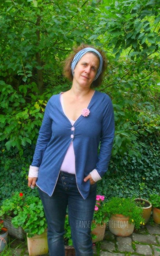 Papierschnittmuster lillesol women No.11 Cardigan *mit Video-Nähanleitung* ✂✂✂