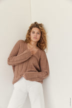 Pullover Ecopuno ♥ Classici No 25 - Modell 17 - Lana Grossa ♥ (Anleitung zum Strickset)