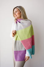 Schal Ecopuno ♥ Tücher & Co. No.8 - Modell 22 - Lana Grossa (Anleitung zum Strickset)
