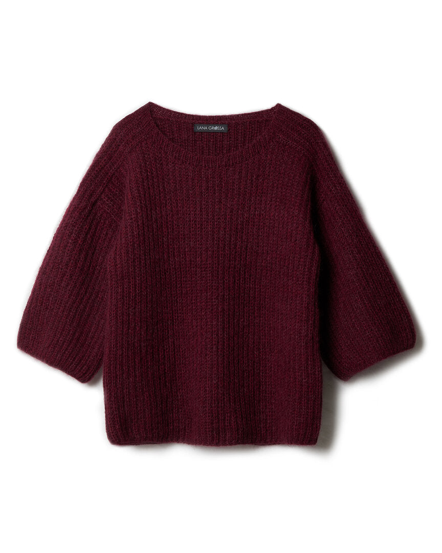 Pullover Ecopuno & Silkhair ♥ Classici No 29 - Modell 7 - Lana Grossa ♥(Anleitung zum Strickset)