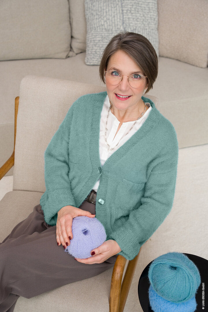 Jacke ♥ Cosy Socks - Modell 1 ♥ - Lana Grossa (Anleitung zum Strickset)