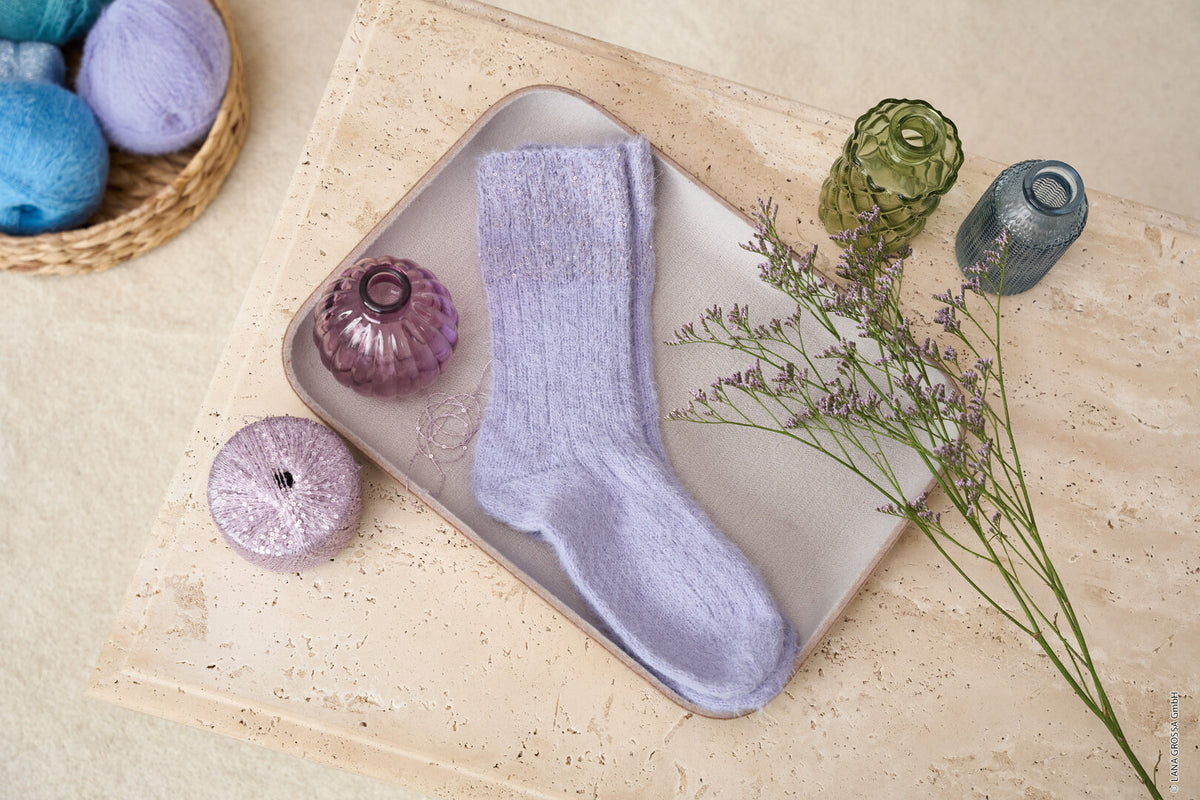 Socken ♥ Cosy Socks - Modell 3 ♥ - Lana Grossa (Anleitung zum Strickset)