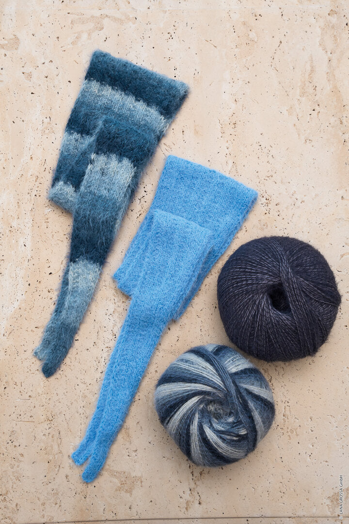 Cosy Socks "Soft Stripes" – Lana Grossa
