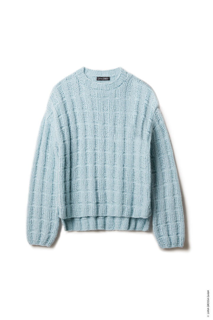 Pullover Winter Softness ♥ Lookbook No 19 - Modell 22 -Lana Grossa ♥ (Anleitung zum Strickset)