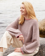 Top Down Pullover Cool Wool Big ♥ Merino No 4 - Modell 31 - Lana Grossa ♥ (Anleitung zum Strickset)