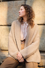 Cardigan Winter Softness ♥ Nera No 01 - Modell 24 -Lana Grossa ♥ (Anleitung zum Strickset)
