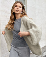 Cardigan Mohair di Gio ♥ Nera No 3 - Modell 42 - Lana Grossa ♥ (Anleitung zum Strickset)
