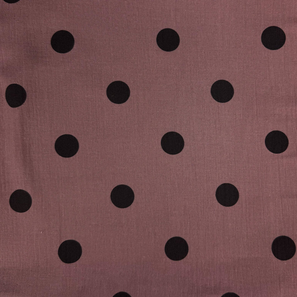 Musselin/Double Gauze "Polka Dots" - Eigenproduktion l&p - beere