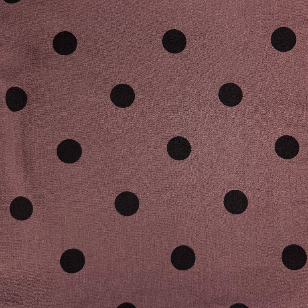 Musselin/Double Gauze "Polka Dots" - Eigenproduktion l&p - beere