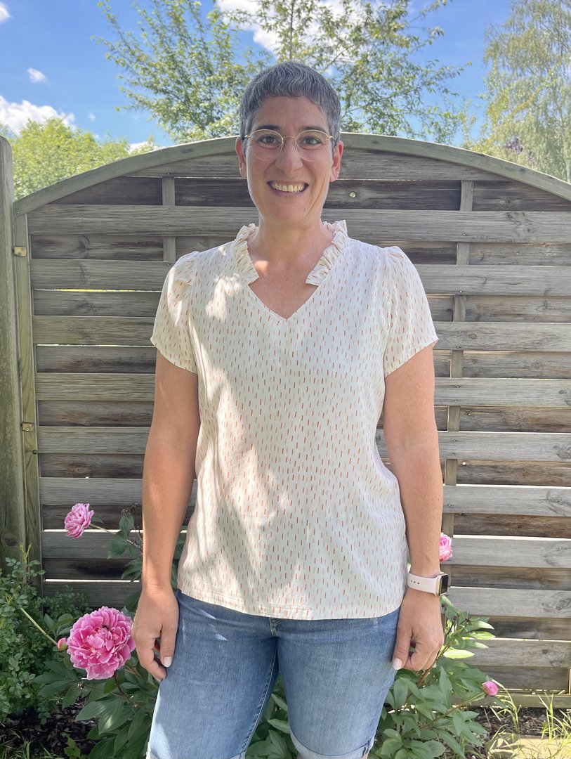 Designbeispiel: lillesol women No.72 Sommerbluse "Lavina"