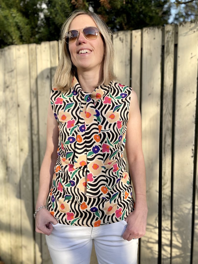 Designbeispiel: lillesol women No.69 Schluppenkleid & Shirt "Cinta" mit Video-Nähanleitung
