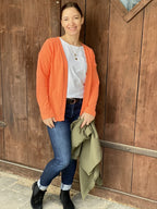 Designbeispiel: lillesol women No.59 Basic-Strickjacke