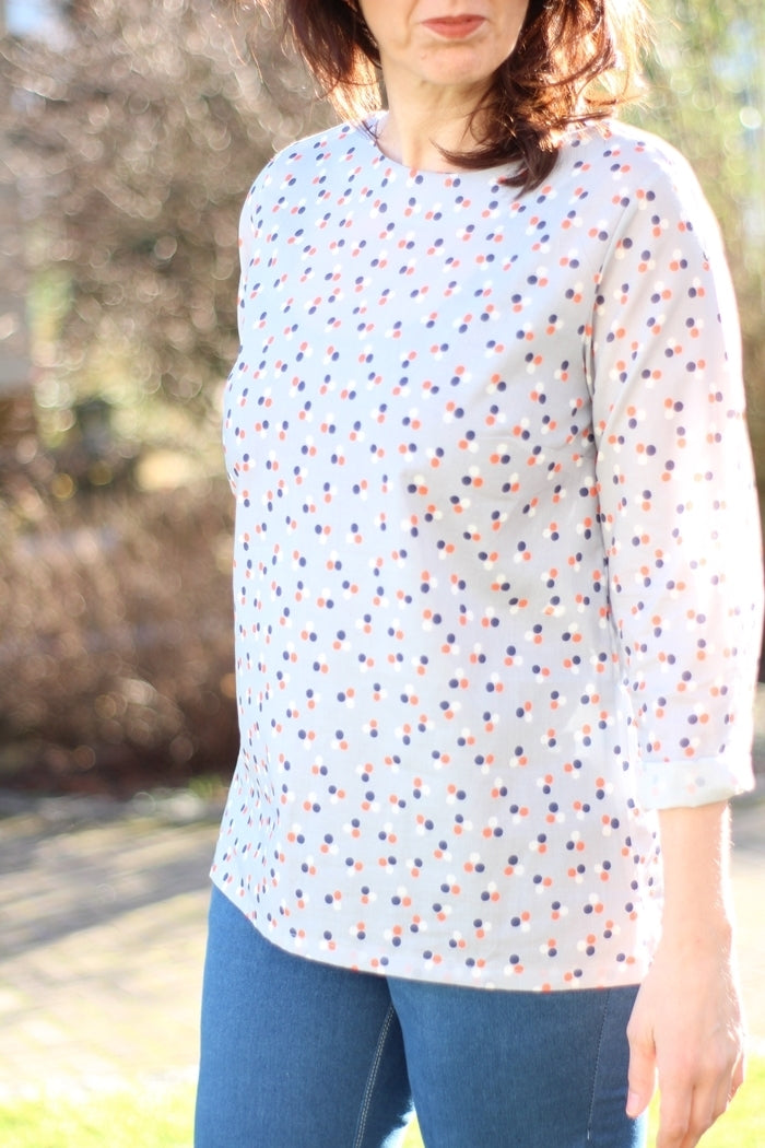 Designbeispiel: lillesol women No.51 Olivia-Bluse