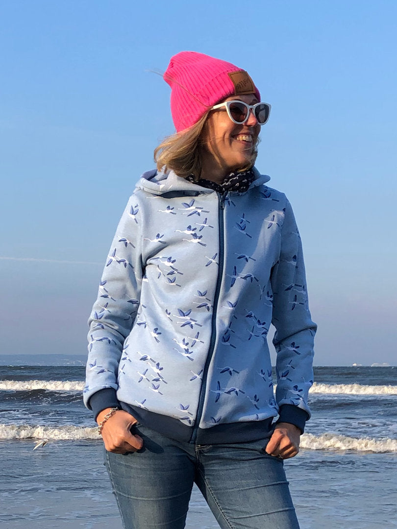 Designbeispiel: lillesol women No.15 Kapuzenjacke