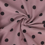 Musselin/Double Gauze "Polka Dots" - Eigenproduktion l&p - altrosa