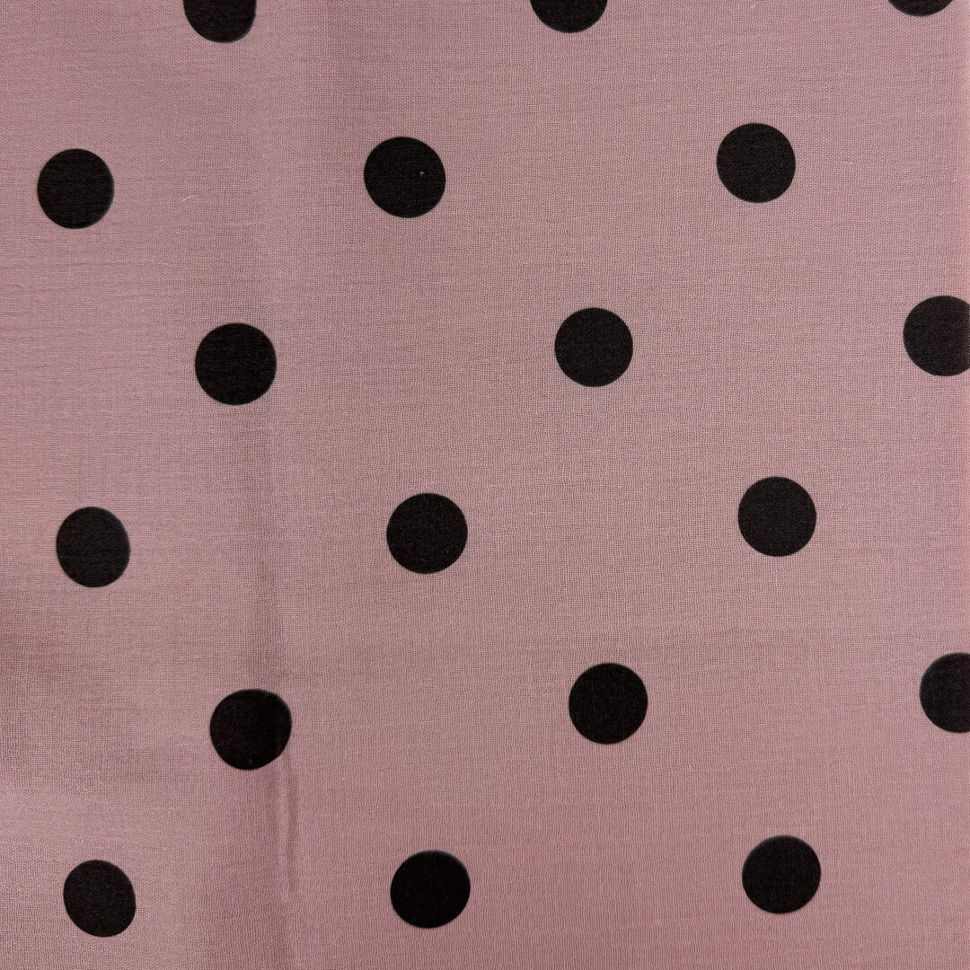 Musselin/Double Gauze "Polka Dots" - Eigenproduktion l&p - altrosa
