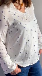 Designbeispiel: lillesol women No.38 Flora-Bluse