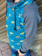 Ebook / Schnittmuster lillesol basics No.65 Raglan-Hoodie *mit Video-Nähanleitung*