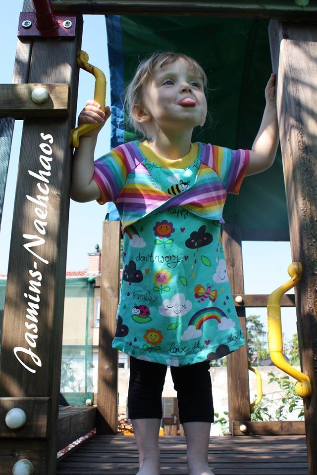 Ebook / Schnittmuster lillesol basics No.48 Knotenraglan Shirt & Tunika *mit Video-Nähanleitung*