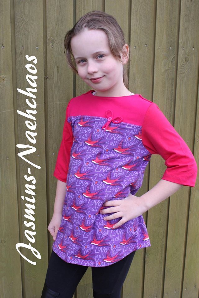Designbeispiel: lillesol basics No.47 Frühlingskombi Kleid & Shirt