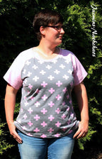 Ebook / Schnittmuster lillesol women No.19 Raglan-Kleid & Shirt * mit Video-Nähanleitung *