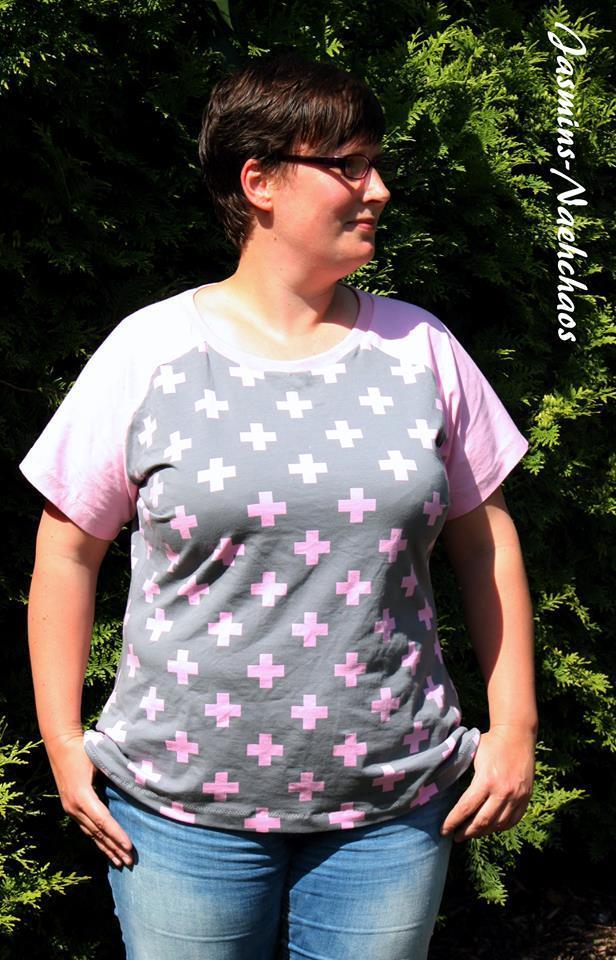Ebook / Schnittmuster lillesol women No.19 Raglan-Kleid & Shirt * mit Video-Nähanleitung *