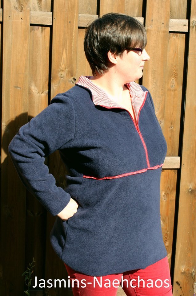 Designbeispiel: lillesol women No.12 Fleece-Pulli