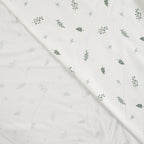 Jersey "Leaves" - ecru/pastell