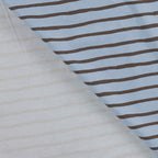 Jersey - Streifen hellblau/braun