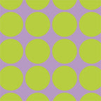 French Terry Punkte - lavendel/lime