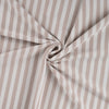 Baumwoll Rippjersey Streifen - sand/white