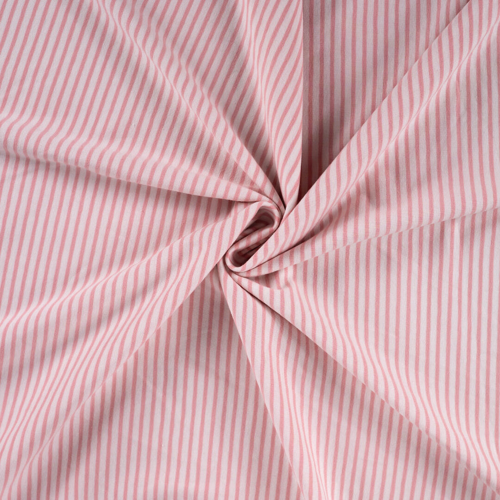 Jersey "small stripes" - altrosa