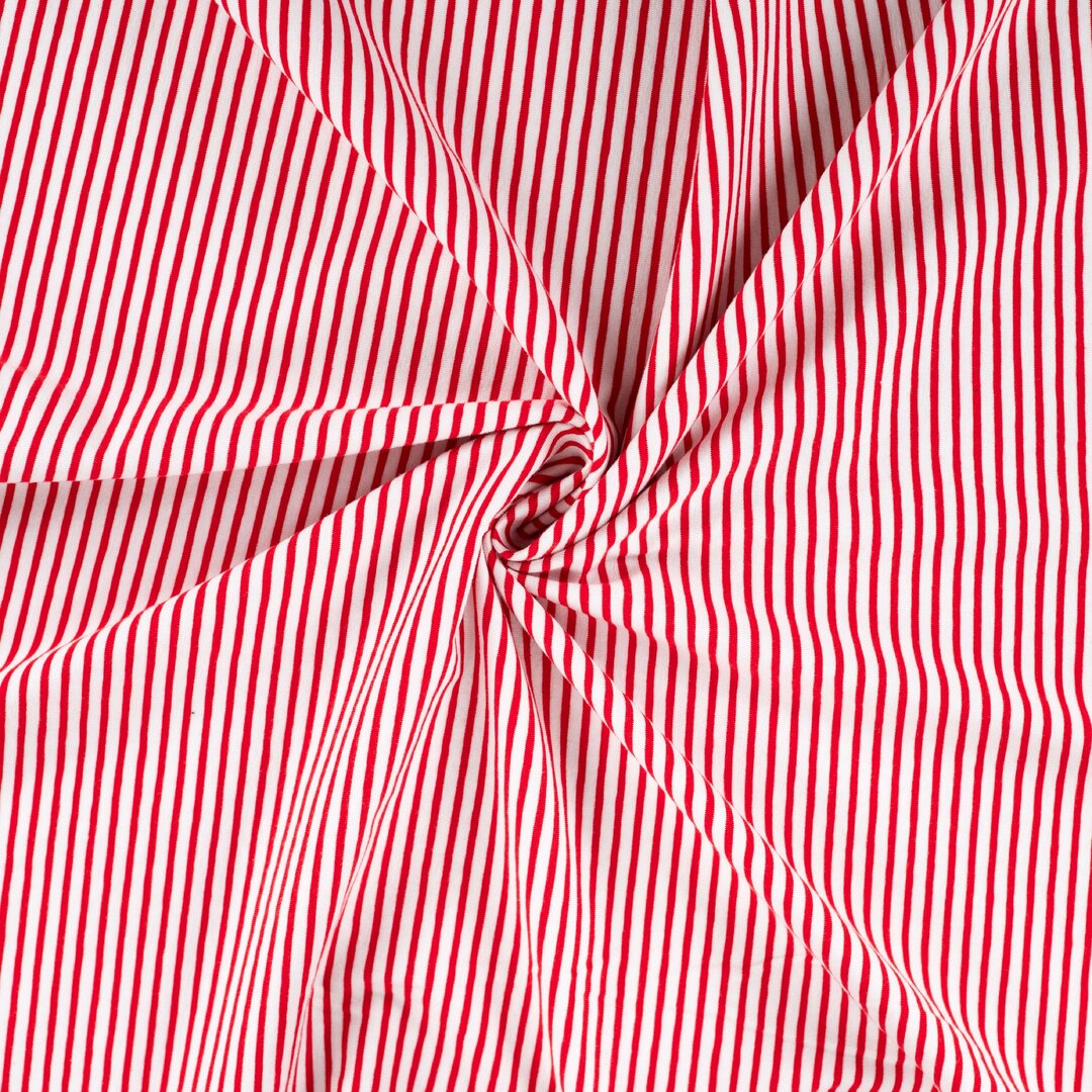 Jersey "small stripes" - rot