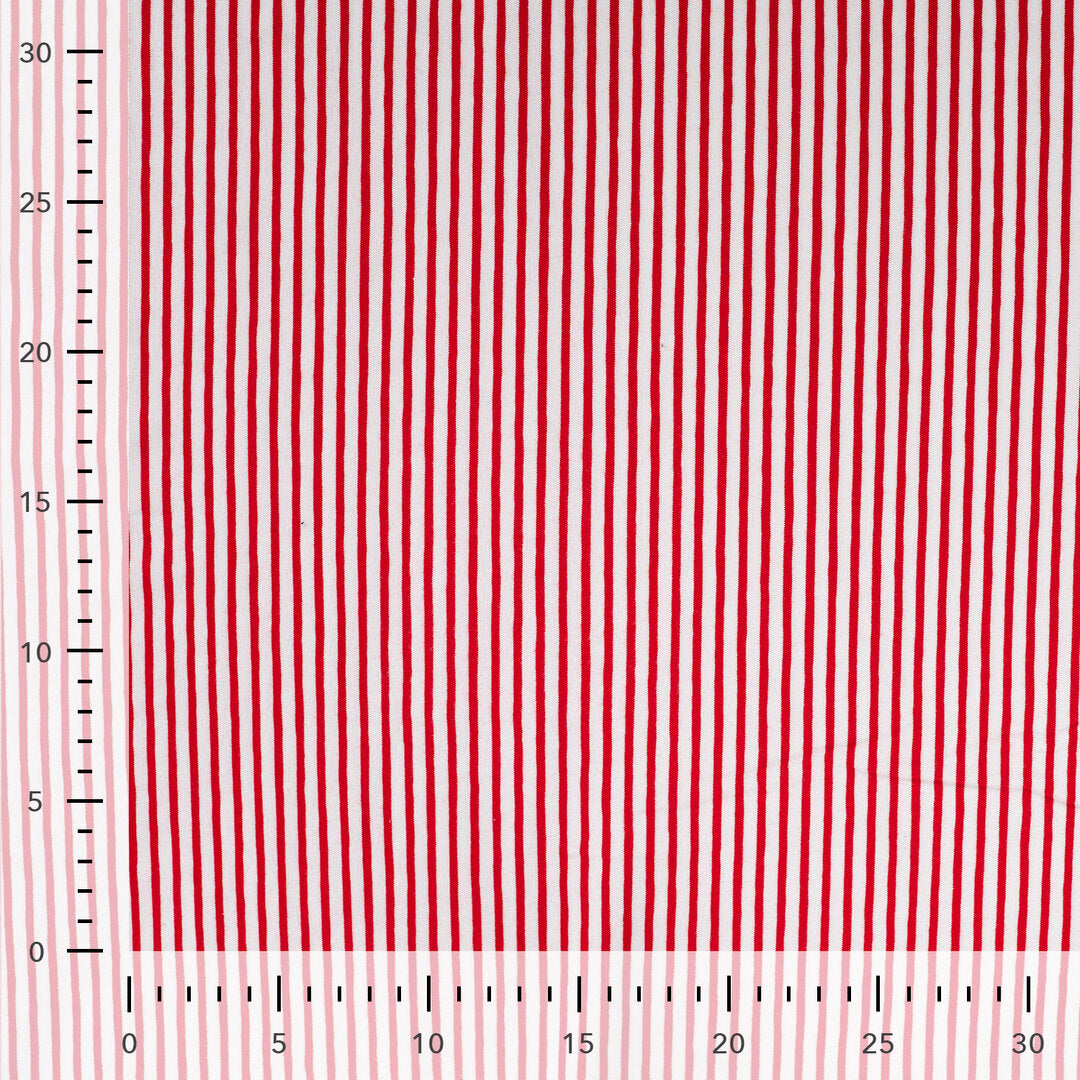 Jersey "small stripes" - rot