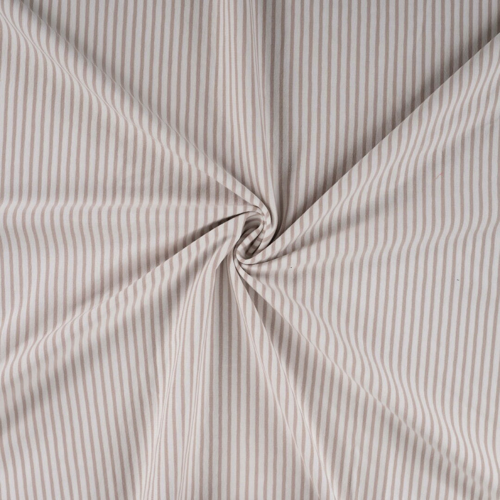 Jersey "small stripes" - sand