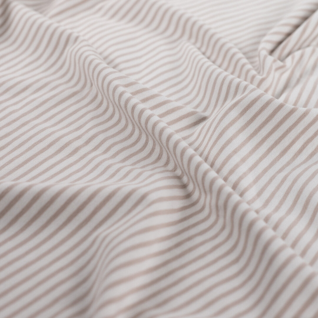 Jersey "small stripes" - sand
