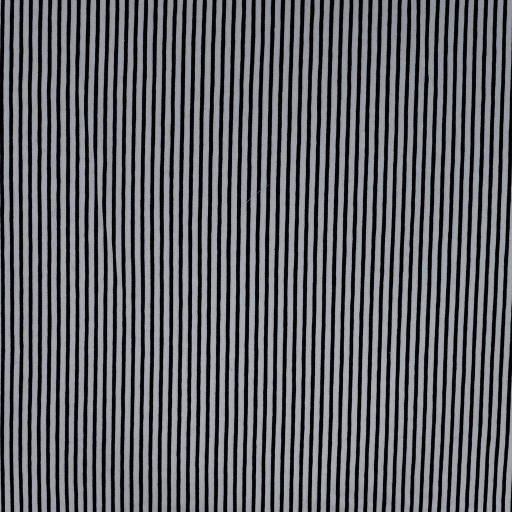 Jersey "small stripes" - schwarz