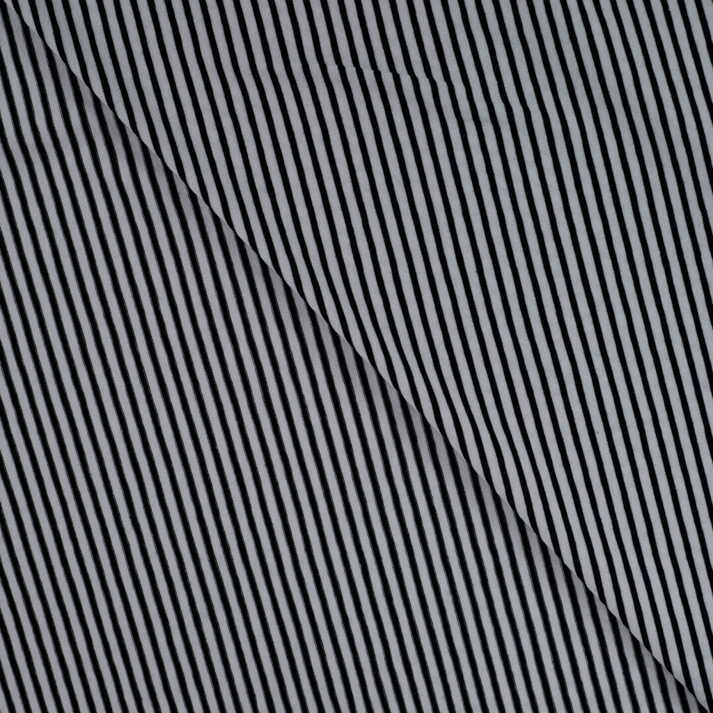 Jersey "small stripes" - schwarz