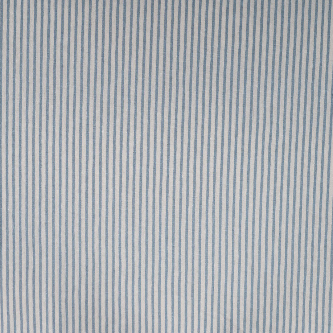 Jersey "small stripes" - rauchblau