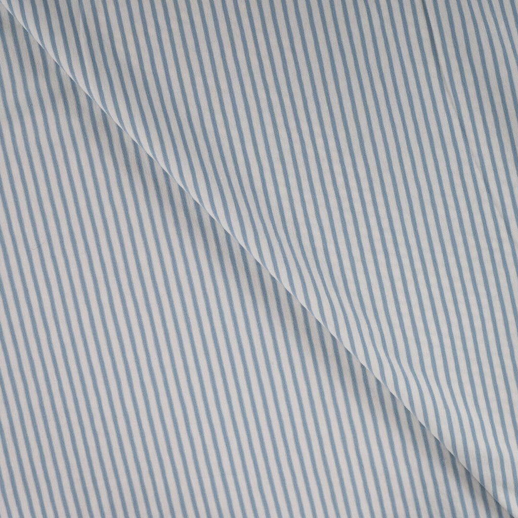 Jersey "small stripes" - rauchblau