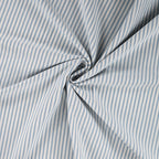 Jersey "small stripes" - rauchblau