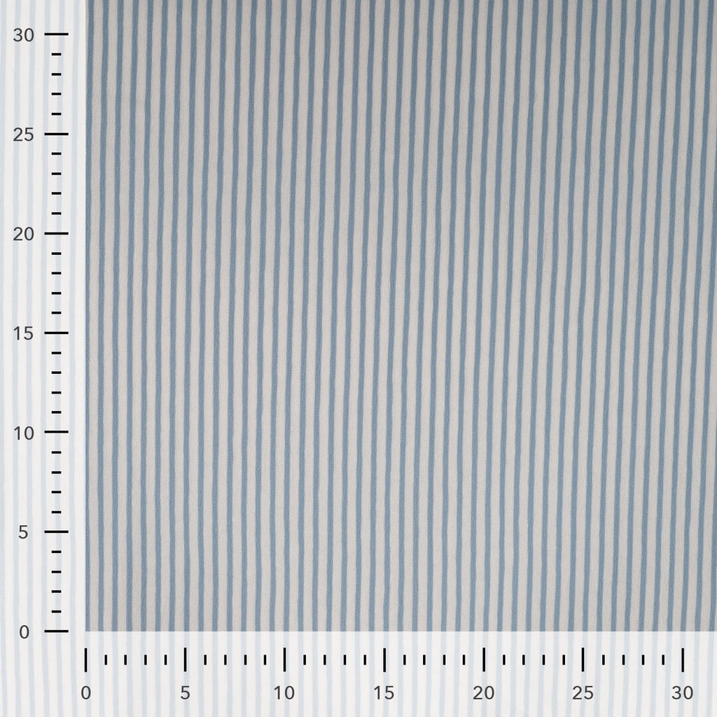 Jersey "small stripes" - rauchblau
