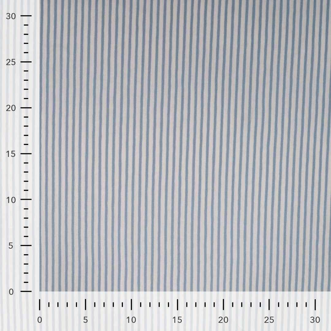 Jersey "small stripes" - rauchblau