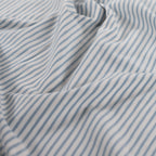 Jersey "small stripes" - rauchblau