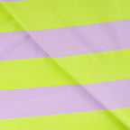 French Terry Block-Streifen - lavendel/lime