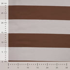 French Terry Block-Streifen - sand/braun