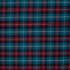 Baumwoll-Flanell check light - petrol