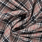 Baumwoll-Flanell check light - sand